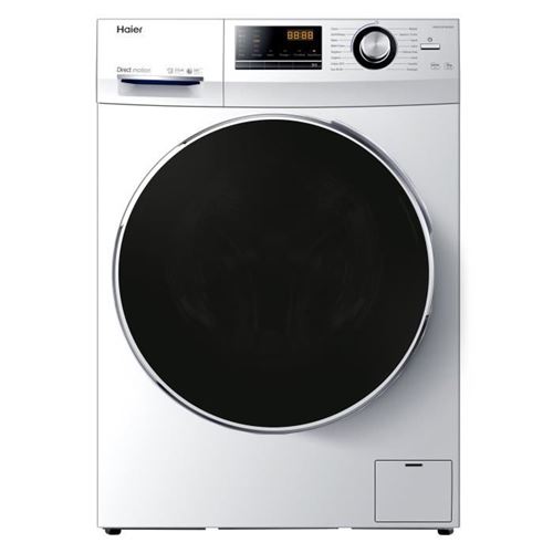 Haier HW90-B14636N - Machine à laver - largeur : 59.5 cm - profondeur : 60 cm - hauteur : 85 cm - chargement frontal - 55 litres - 9 kg - 1400 tours/min - blanc État correct N/A reconditionné disponible sur Fnac