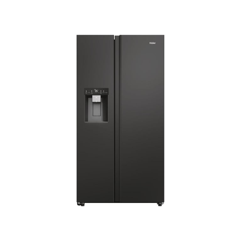 Haier SBS 90 Serie 5 HSW79F18DIPT frigo américain Pose libre 601 L D Noir - Bon état Bon état Haier reconditionné disponible sur Pixmania