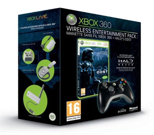 Halo 3 ODST + manette sans fil noir pour Xbox 360 Microsoft État correct Microsoft reconditionné disponible sur Fnac