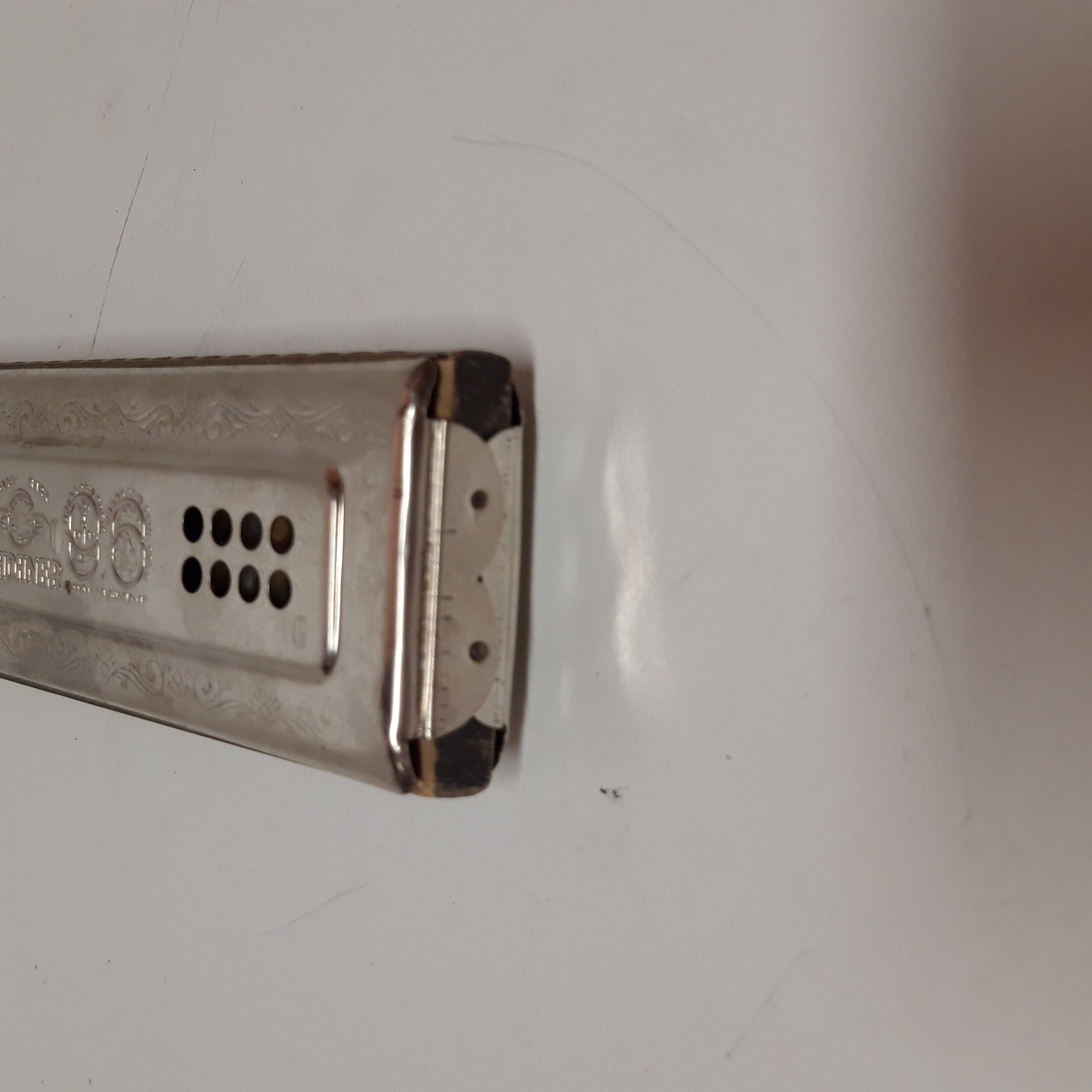 Voir photo 3 de Harmonica M. Hohner, Echo Bell Metal Reeds Harmonica M. Hohner, Echo Bell Metal Reeds Bon état reconditionné photo 3
