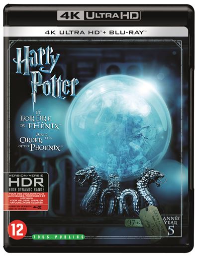 Harry Potter et l’Ordre du Phoenix Blu-ray 4K Ultra HD État correct - 56,00 € Harry Potter et l’Ordre du Phoenix Blu-ray 4K Ultra HD État correct reconditionné disponible sur Fnac