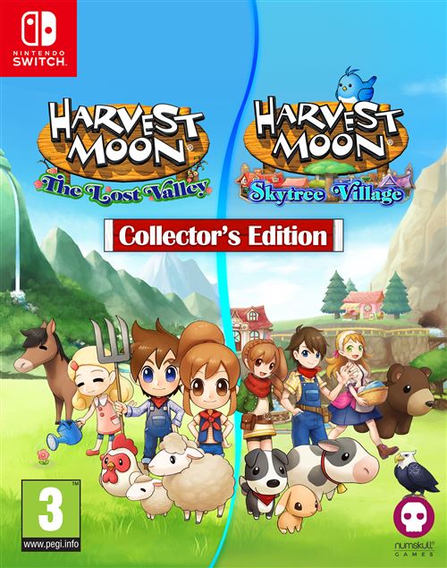 Harvest Moon The Lost Valley + Skytree Village Collector's Edition Nintendo Switch État correct Just for Games reconditionné disponible sur Fnac