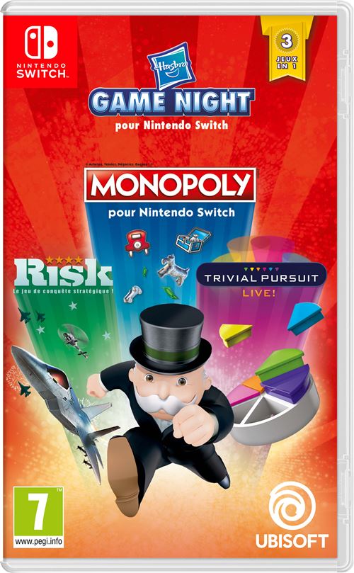 Hasbro Game Night Nintendo Switch État correct Ubisoft reconditionné disponible sur Fnac