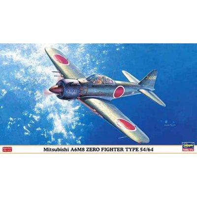 Hasegawa - Maquette avion : Mitsubishi A6M8 Zero Fighter Type 54/64 État correct N/A reconditionné disponible sur Fnac
