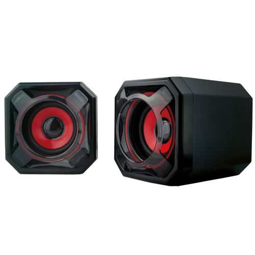 Haut parleur 2.0 Alpha Omega Players Habrok Rouge et Noir État correct N/A reconditionné disponible sur Fnac