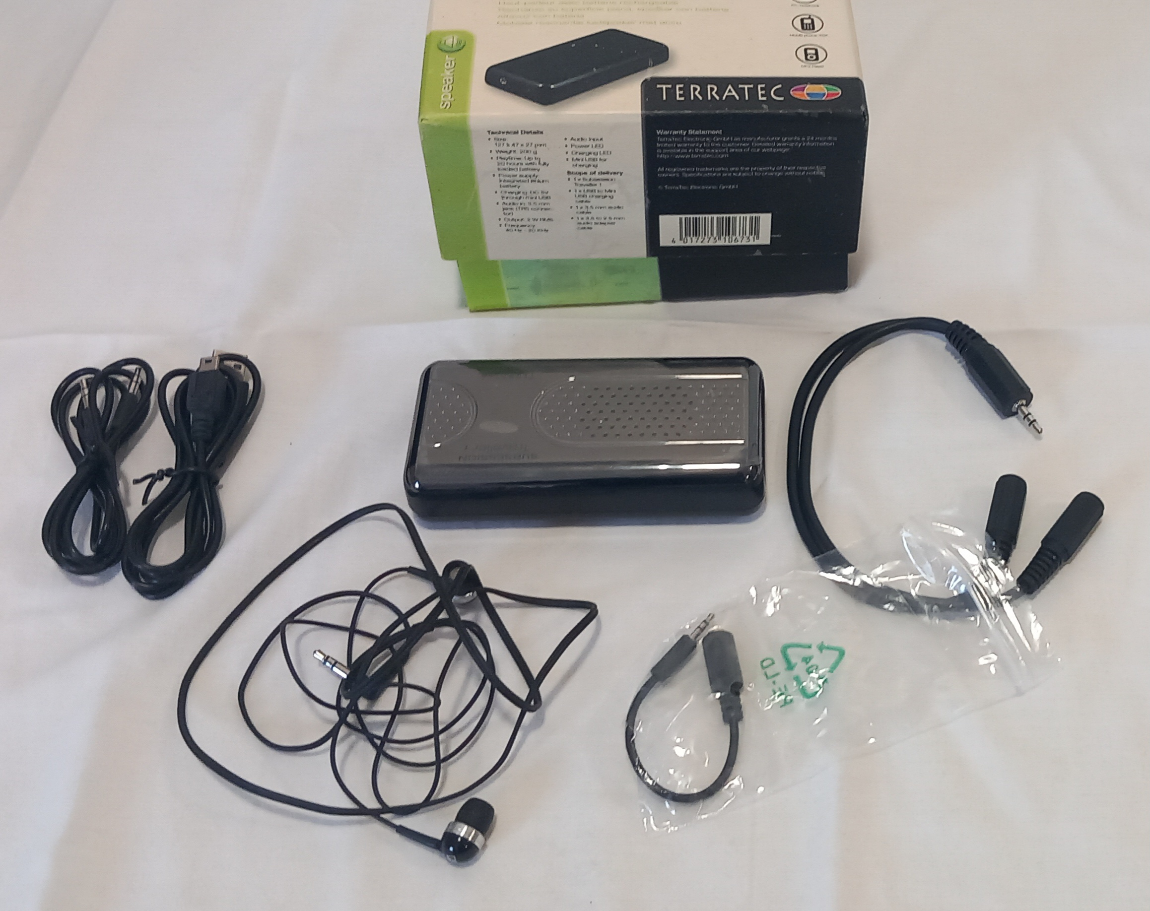 Acheter Haut parleur à batterie rechargeable Terratec. Très bon état - 12,00 € | Dero Haut parleur à batterie rechargeable Terratec. Très bon état reconditionné disponible sur Label Emmaüs | Dero