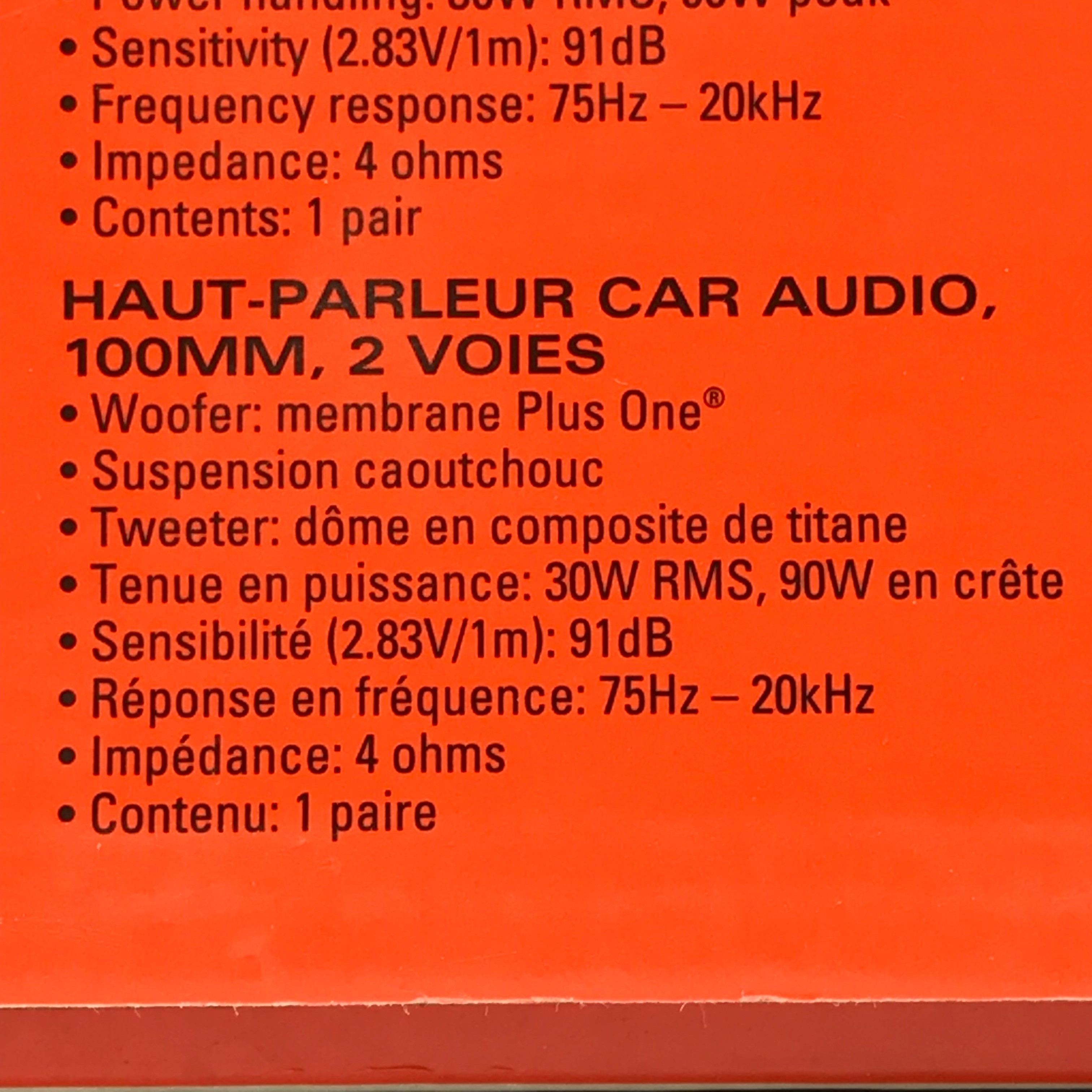 Voir photo 6 de Haut-parleurs de voiture JBL GT5-402 NEUF Haut-parleurs de voiture JBL GT5-402 NEUF Parfait état reconditionné photo 6