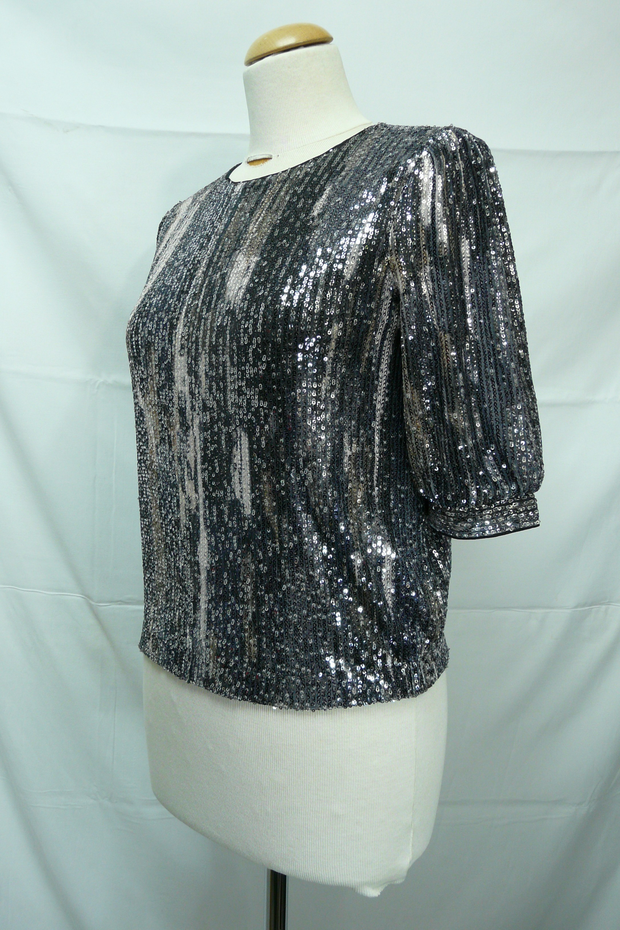 Voir photo 4 de HF173 - Top à sequins - Grace & Mila Paris - Taille S HF173 - Top à sequins - Grace & Mila Paris - Taille S Très bon état reconditionné photo 4