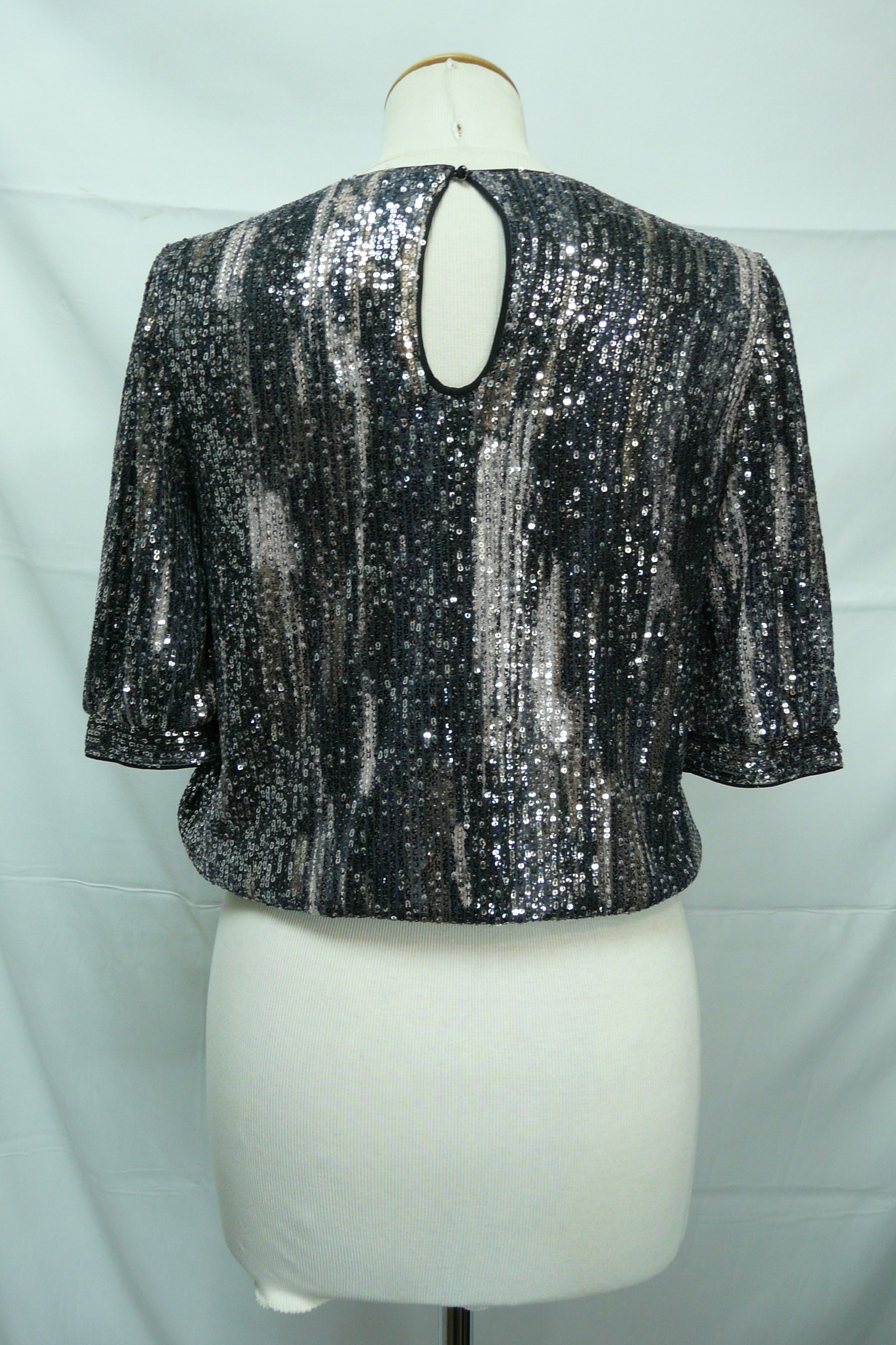 Voir photo 6 de HF173 - Top à sequins - Grace & Mila Paris - Taille S HF173 - Top à sequins - Grace & Mila Paris - Taille S Très bon état reconditionné photo 6