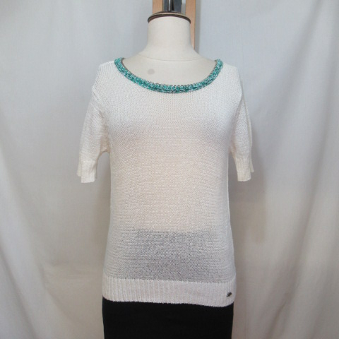 Acheter HF217 - Pull manches courtes en ramie mélangée - Cop Copine - Taille S Bon état - 10,00 € HF217 - Pull manches courtes en ramie mélangée - Cop Copine - Taille S Bon état reconditionné disponible sur Label Emmaüs