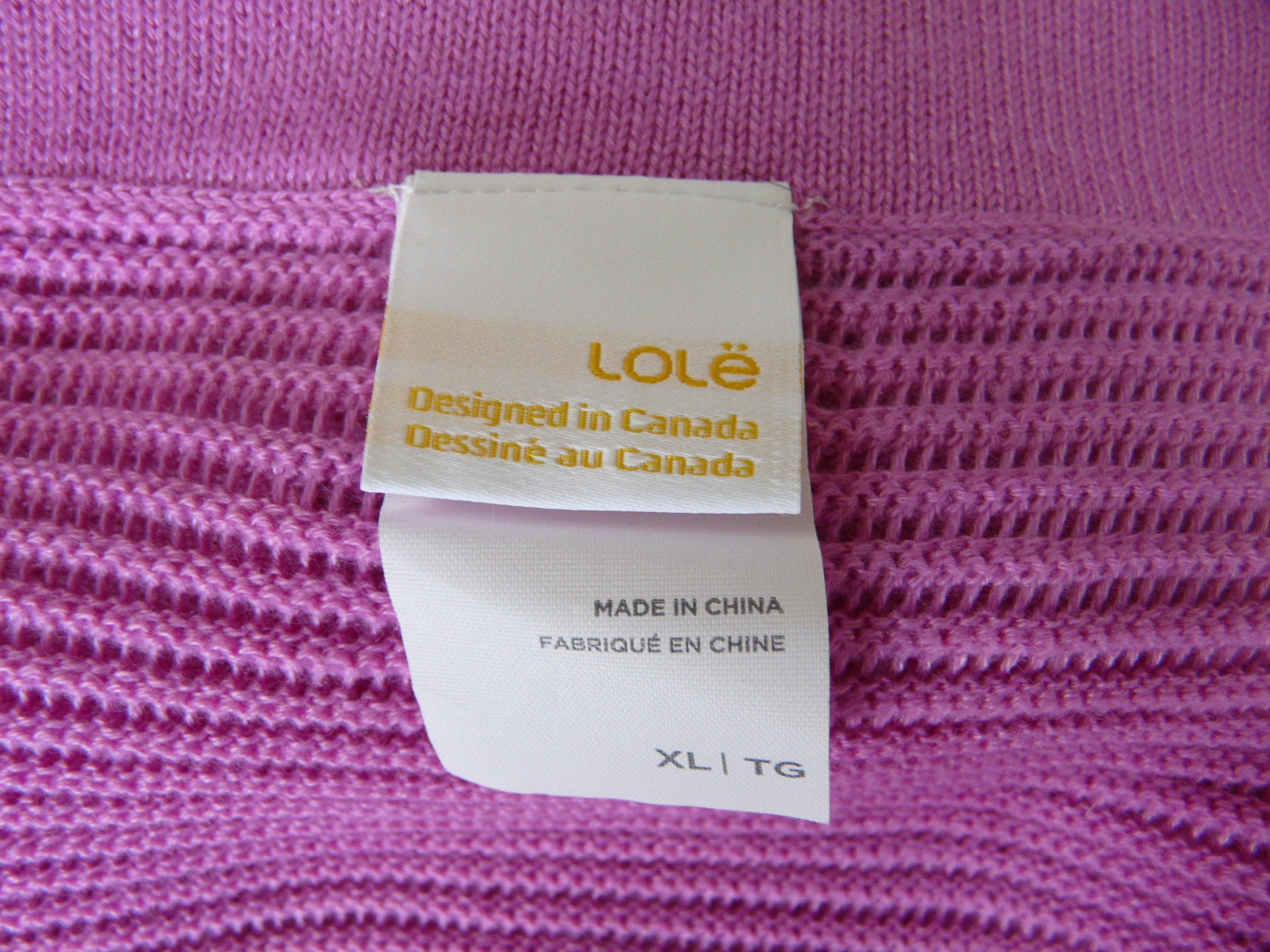 Voir photo 5 de HF253 - Top en maille - Lolë - Taille XL HF253 - Top en maille - Lolë - Taille XL Très bon état reconditionné photo 5