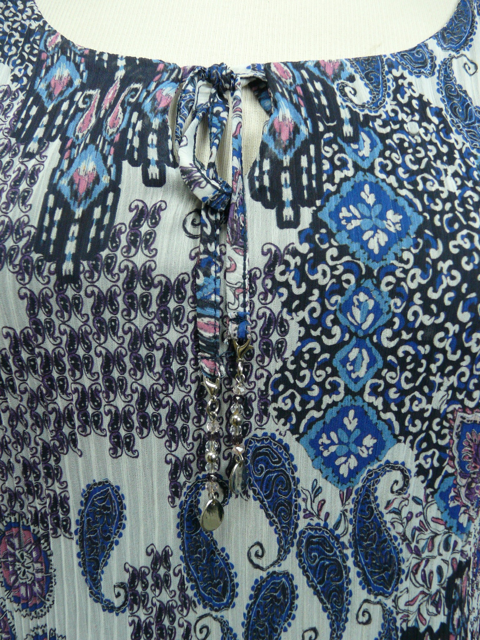 Voir photo 6 de HF27 - Blouse bohème - Sans marque - Taille XL HF27 - Blouse bohème - Sans marque - Taille XL Très bon état reconditionné photo 6