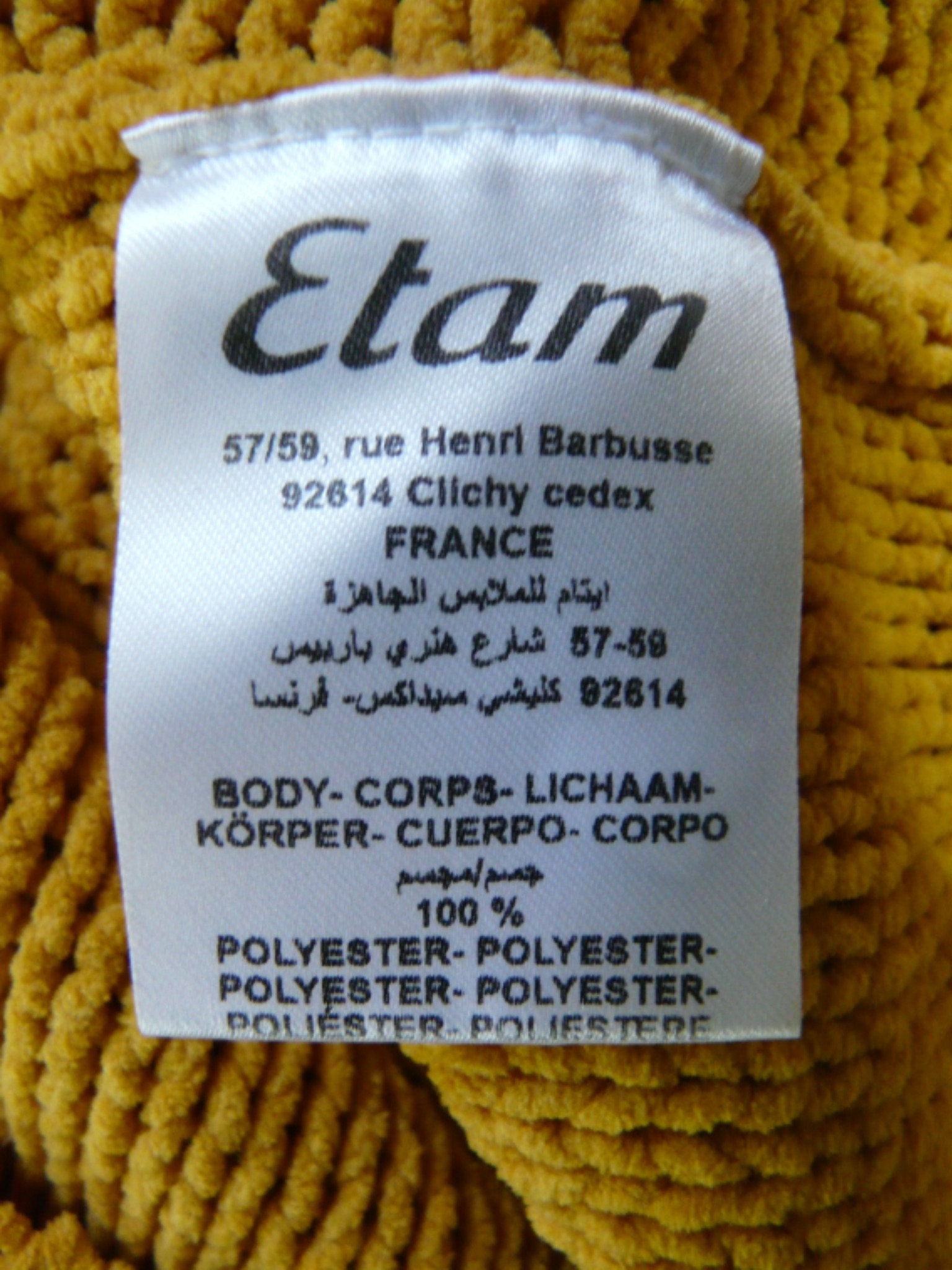 Voir photo 6 de HF348 - Pull effet tricot - Etam - Taille XS HF348 - Pull effet tricot - Etam - Taille XS Très bon état reconditionné photo 6