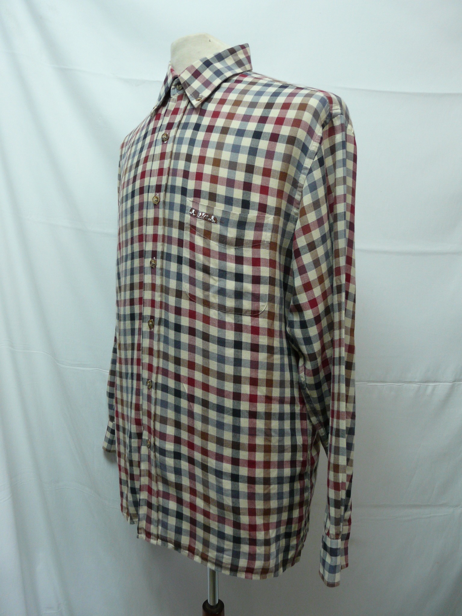 Voir photo 3 de HO116 - Chemise à carreaux - Mise Au Green - Taille L HO116 - Chemise à carreaux - Mise Au Green - Taille L Bon état reconditionné photo 3