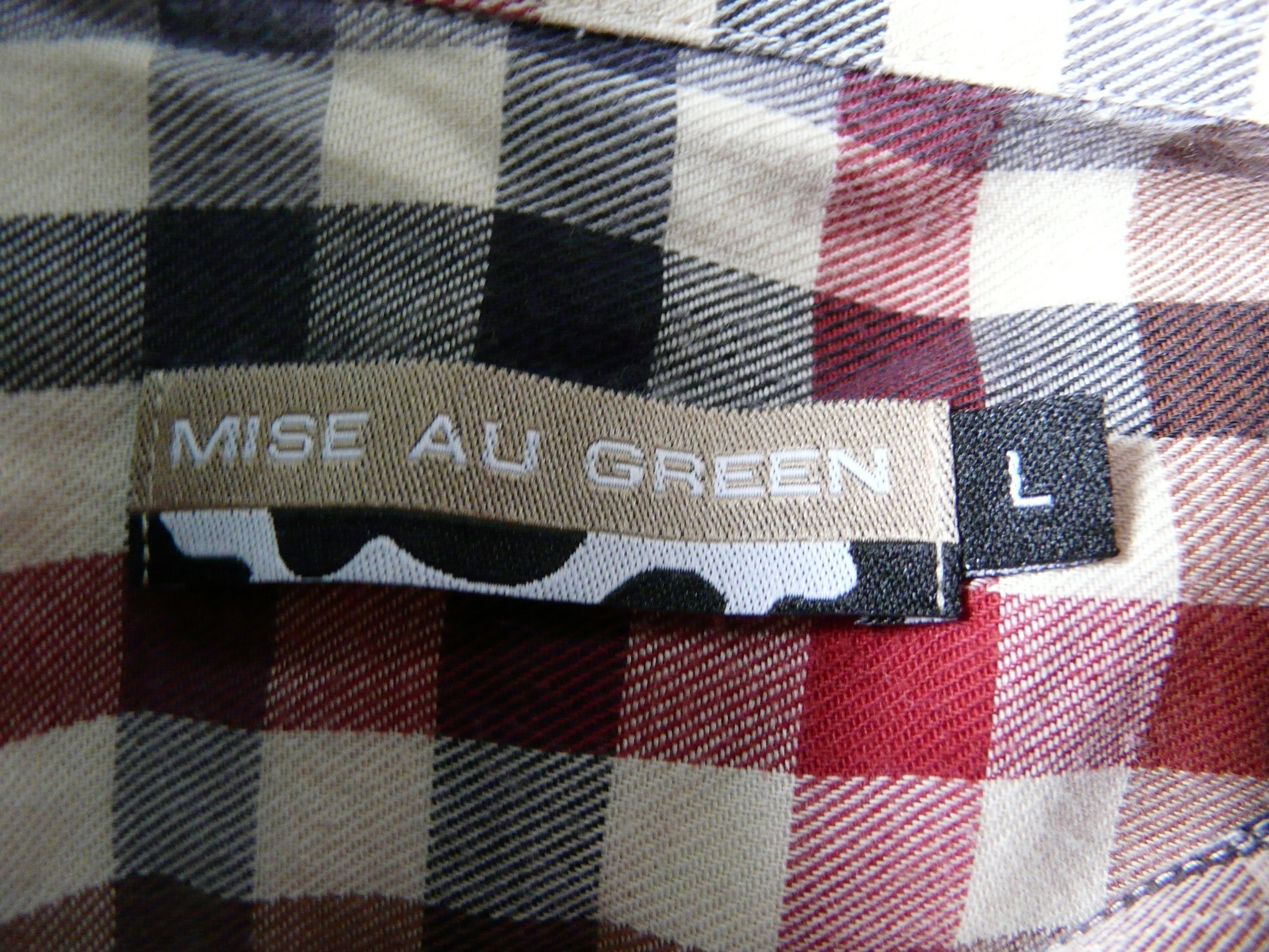 Voir photo 9 de HO116 - Chemise à carreaux - Mise Au Green - Taille L HO116 - Chemise à carreaux - Mise Au Green - Taille L Bon état reconditionné photo 9