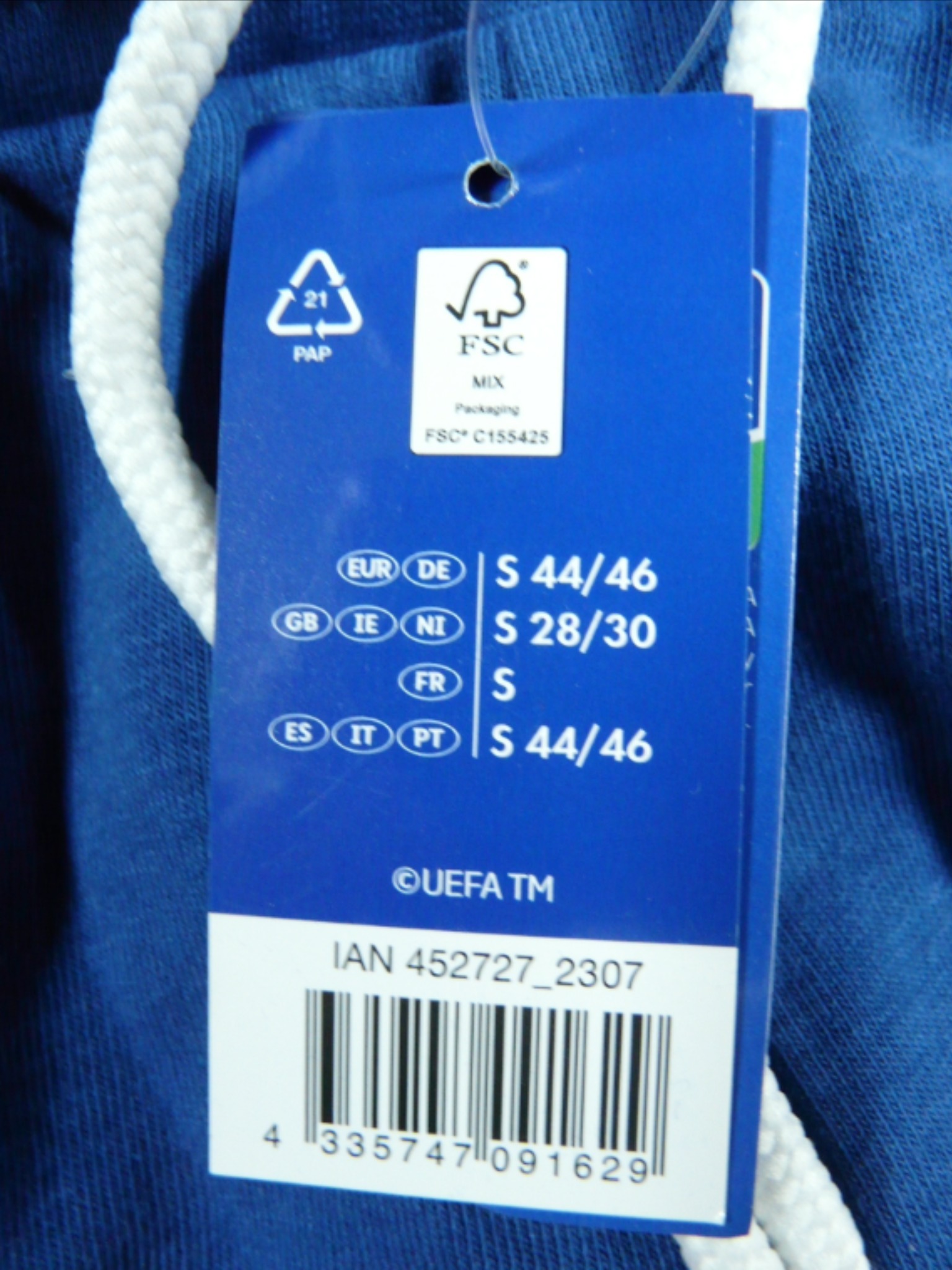 Voir photo 9 de HO123 - Short euro 2024 - UEFA Euro2024 Germany - Taille S HO123 - Short euro 2024 - UEFA Euro2024 Germany - Taille S Très bon état reconditionné photo 9