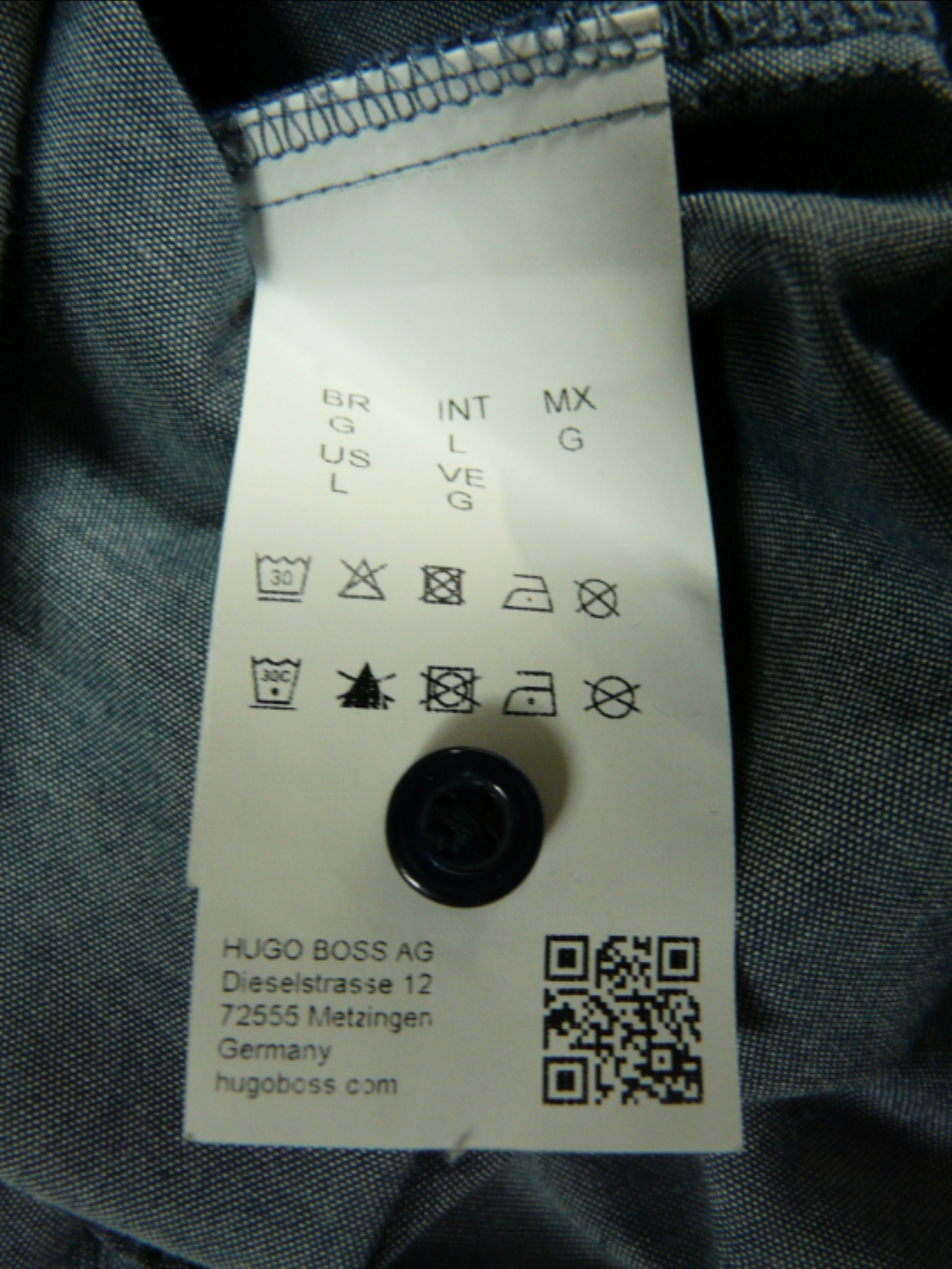Voir photo 8 de HO195 - Chemise slim fit - Boss Hugo boss - Taille L HO195 - Chemise slim fit - Boss Hugo boss - Taille L Bon état reconditionné photo 8