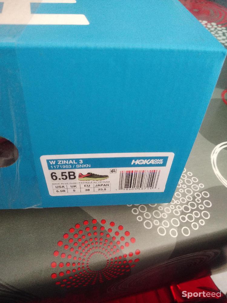 HOKA ZINAL 3 Comme neuf (c'est déjà la condition standard) - 90,00 € HOKA ZINAL 3 Comme neuf (c'est déjà la condition standard) Hoka One One reconditionné disponible sur Sporteed