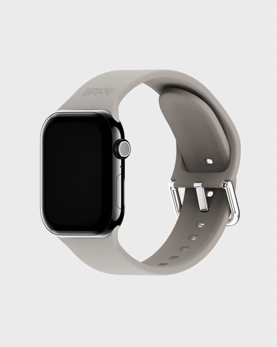 HoldIt Bracelet de montre en silicone durable Apple Watch 38/40/41 Taupe Parfait état reconditionné disponible sur Refurbed | Dero