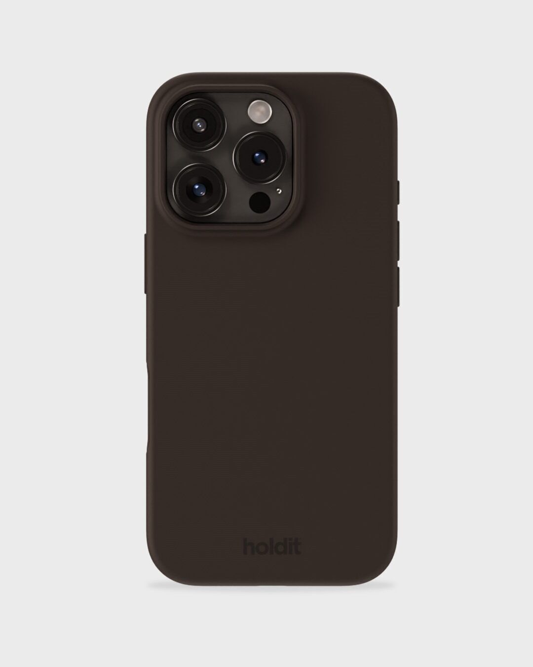 HoldIt nachhaltige coque iPhone 16 Pro Max marron chocolat Parfait état reconditionné disponible sur Refurbed | Dero