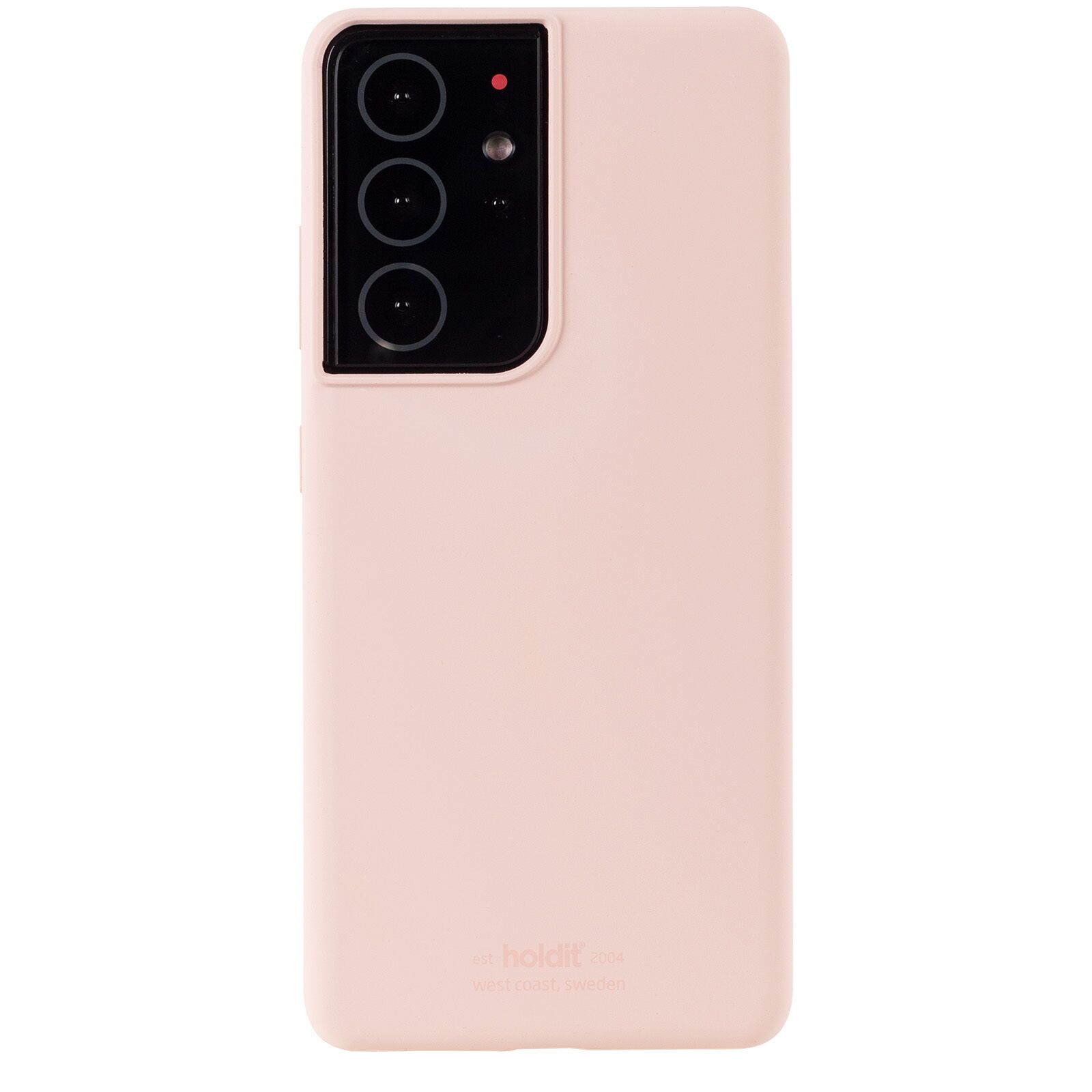 HoldIt nachhaltige coque Samsung Galaxy S21 Ultra blush pink Parfait état reconditionné disponible sur Refurbed