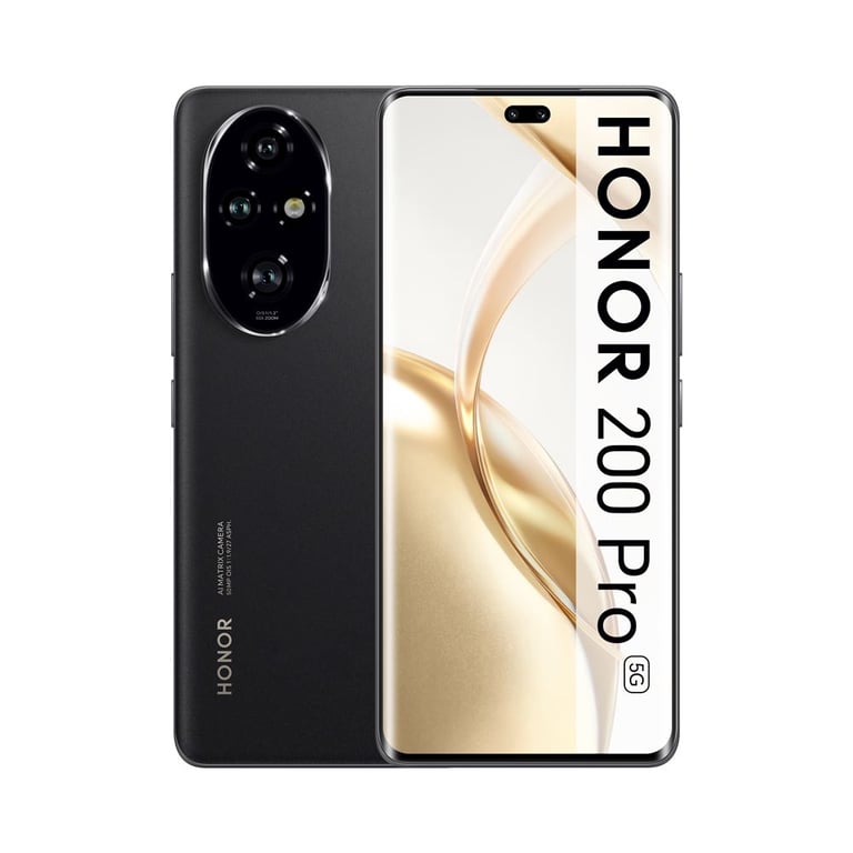 Honor 200 Pro (5G) 512 Go, Noir - Bon état Bon état Honor reconditionné disponible sur Pixmania