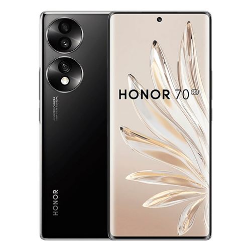 Honor 70 5G 8Go/256Go Noir (Midnight Black) Double SIM État correct N/A reconditionné disponible sur Fnac