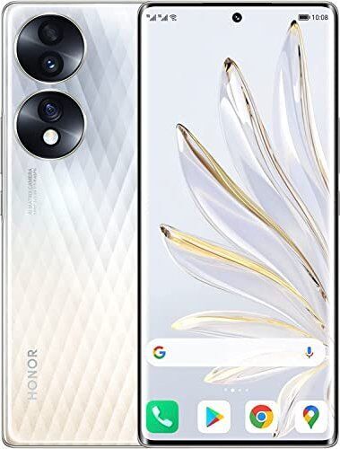 Honor 70 8 GB 256 GB Dual-SIM Crystal Silver Parfait état reconditionné disponible sur Refurbed