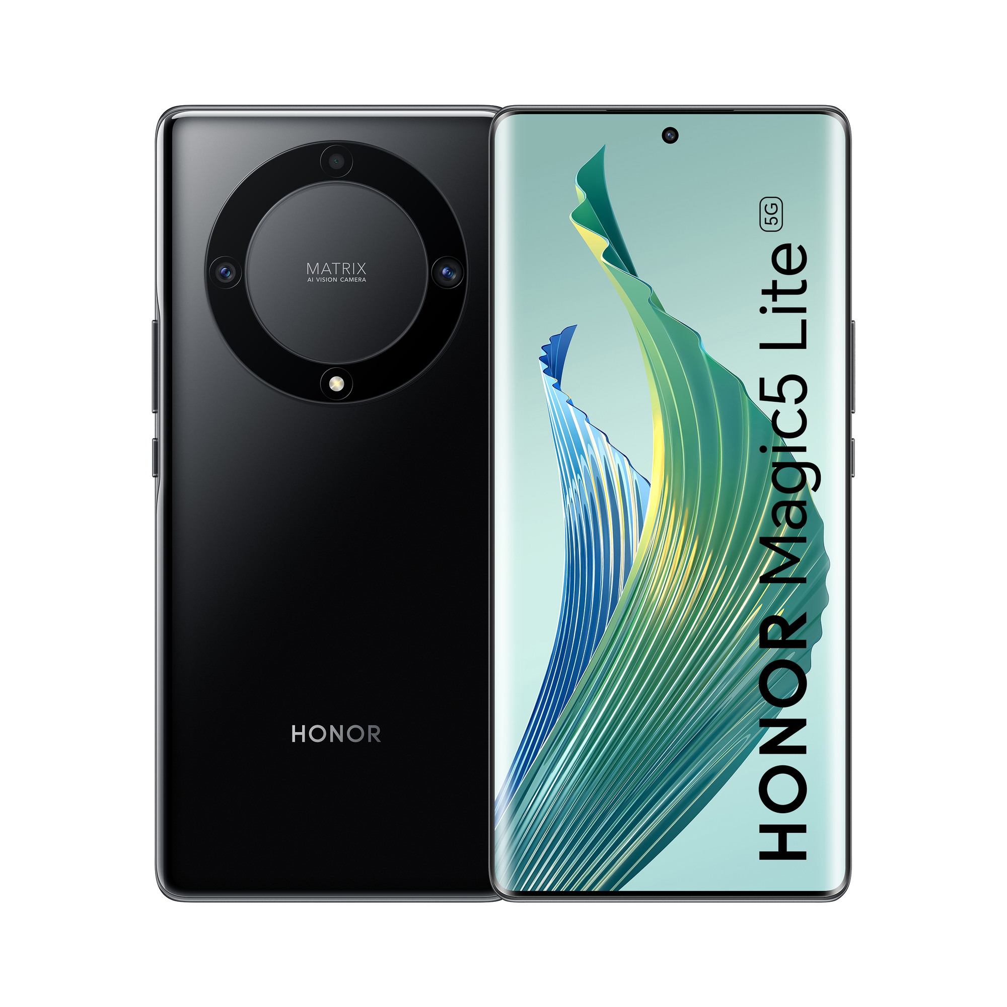 Honor Magic 5 Lite (5G) 128 Go, Noir, débloqué - Très bon état Très bon état Honor reconditionné disponible sur Pixmania