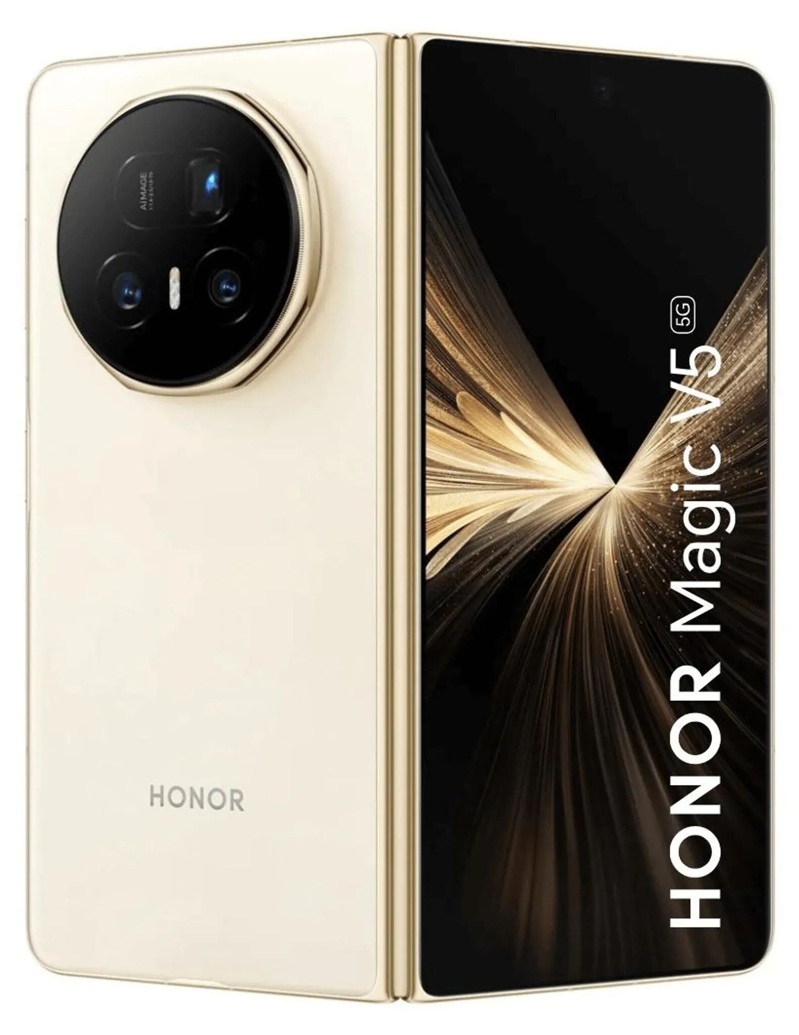 Honor Magic V5 16 GB 512 GB Double SIM Blanc Ivoire Parfait état Honor reconditionné disponible sur Refurbed