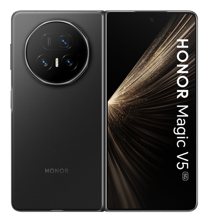Honor Magic V5 (5G) 512 Go, Noir - Excellent état Parfait état Honor reconditionné disponible sur Pixmania