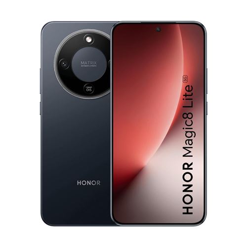 Honor Magic8 Lite - 5G smartphone - double SIM - RAM 8 Go / Mémoire interne 256 Go - OLED display - 6.79" - 2640 x 1200 pixels (120 Hz) - 2x caméras arrière 108 MP, 5 MP - front camera 16 MP - noir minuit État correct - 303,79 € Honor Magic8 Lite - 5G smartphone - double SIM - RAM 8 Go / Mémoire interne 256 Go - OLED display - 6.79" - 2640 x 1200 pixels (120 Hz) - 2x caméras arrière 108 MP, 5 MP - front camera 16 MP - noir minuit État correct N/A reconditionné disponible sur Fnac
