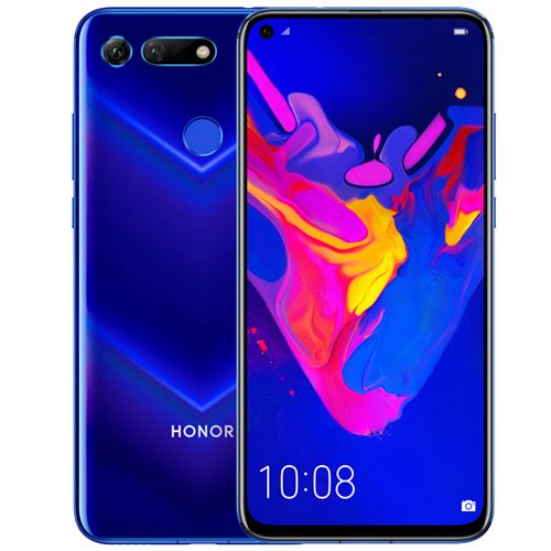 Honor View 20 - 4G smartphone - double SIM - RAM 6 Go / Mémoire interne 128 Go - Écran LCD - 6.4" - 2130 x 1080 pixels - 2x caméras arrière 48 MP - front camera 25 MP - bleu saphir État correct Huawei reconditionné disponible sur Fnac