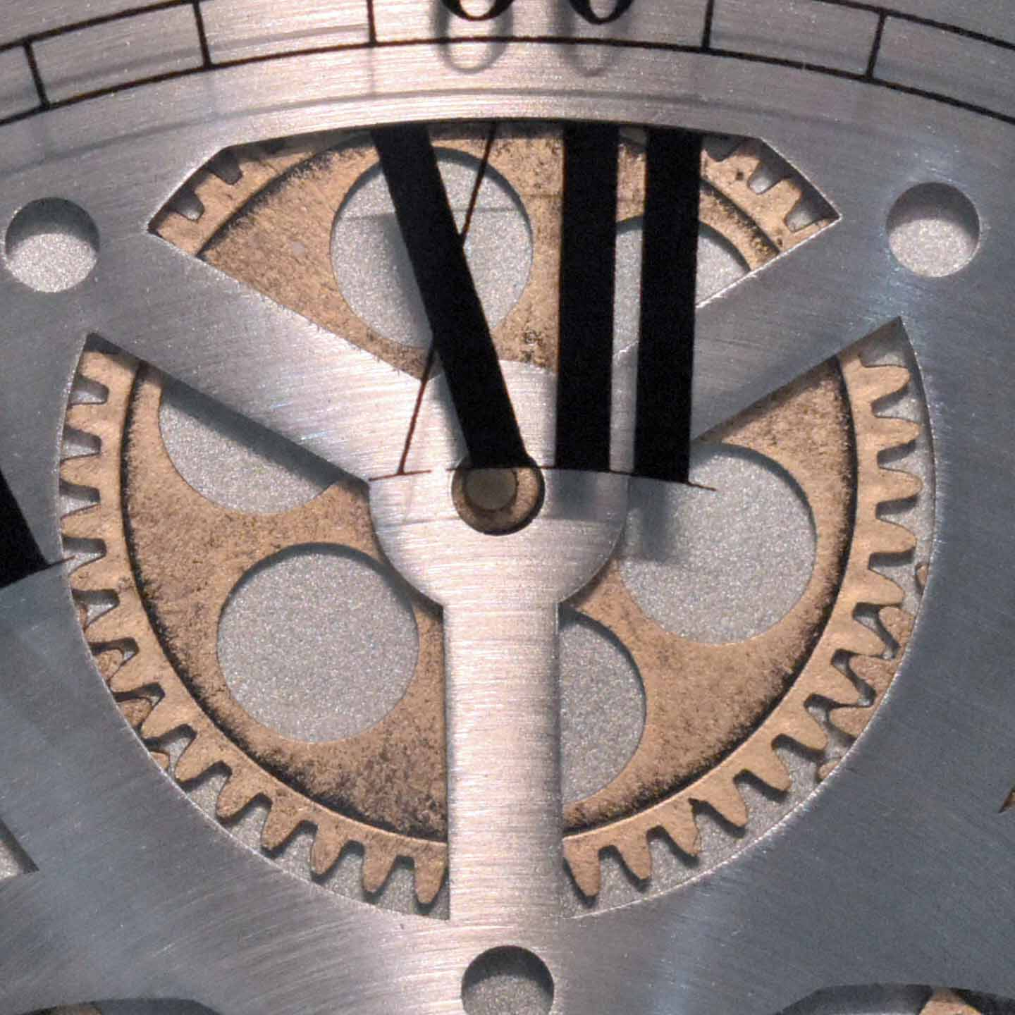 Voir photo 10 de Horloge à Gousset Murale - Acier & Verre Horloge à Gousset Murale - Acier & Verre Bon état reconditionné photo 10