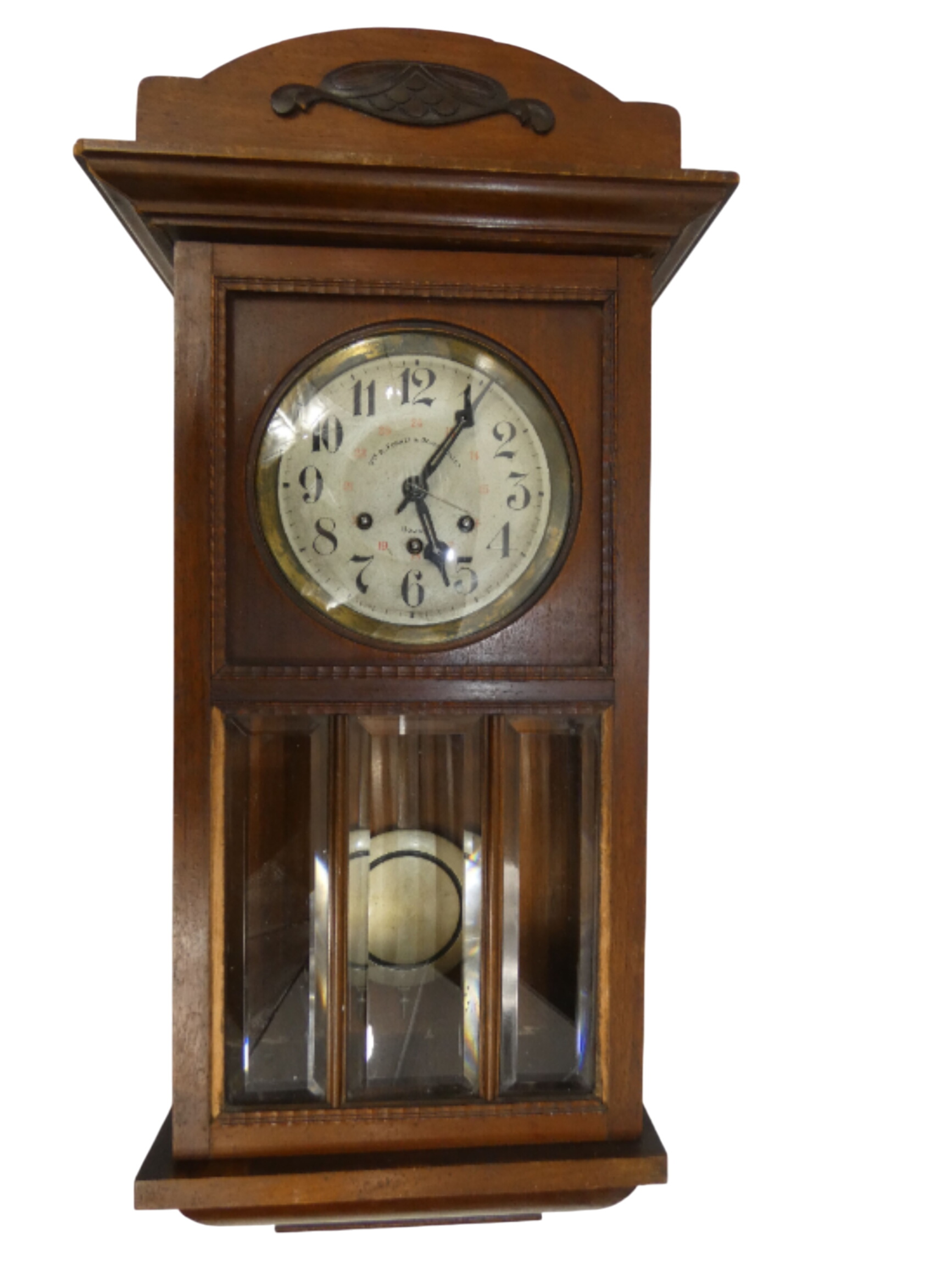 Horloge murale à carillon Vve. A. FORNET & DECOURCELLES (à réviser) - 45,00 € Horloge murale à carillon Vve. A. FORNET & DECOURCELLES (à réviser) reconditionné disponible sur Label Emmaüs