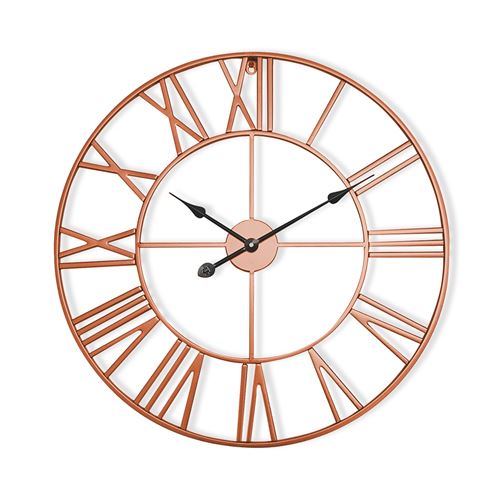 Horloge murale - Queensway Casa Chic by Blumfeldt 60 - cadre métallique silencieux - Doré Rose État correct N/A reconditionné disponible sur Fnac