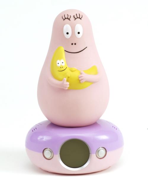 Horloge numérique Barbapapa avec fonction réveil veilleuse et enceintes État correct reconditionné disponible sur Fnac