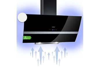 Hotte aspirante - Clara 90 - Hotte inclinée - 509m³/h - CEE A++ - 3 vitesses - Noir Bon état Klarstein reconditionné disponible sur Darty