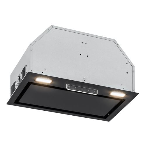 Hotte aspirante encastrée Klarstein Camilla 52cm - Ecran tactile - LED 397m³ h - CEE A++ Inox Noir État correct N/A reconditionné disponible sur Fnac