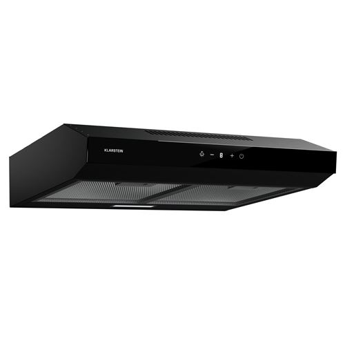 Hotte Aspirante Klarstein 60 cm Silencieuse LED 175 m³/h Filtre à Graisse en Aluminium Noir État correct reconditionné disponible sur Fnac