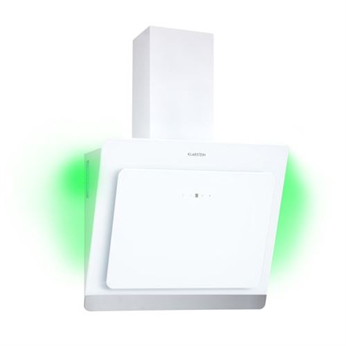 Hotte aspirante - Klarstein Aurora Eco 60 - 550 m³/h - 60 cm - éclairage LED - Blanc État correct N/A reconditionné disponible sur Fnac