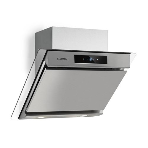 Hotte aspirante Klarstein Balzac Silent 60 Débit 604 m³/h 47 dB Classe A Argent État correct N/A reconditionné disponible sur Fnac