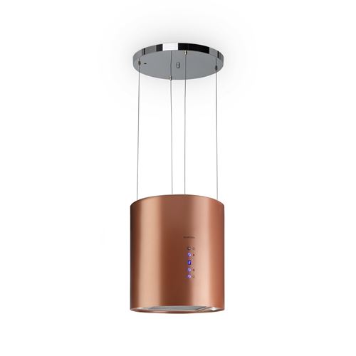 Hotte aspirante - Klarstein Barett - Hotte en îlot - Ø35cm - 558 m³/h - LED - Cuivre État correct N/A reconditionné disponible sur Fnac