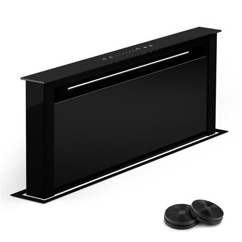 Hotte aspirante Klarstein Royal Flush Eco 75 cm, 650 m³/h, CEE A++, avec filtres à charbon actif, Noir État correct N/A reconditionné disponible sur Fnac