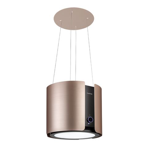 Hotte aspirante - Klarstein Skyfall Smart - Hotte en îlot - Ø45cm - 402m³/h - LED - Doré État correct N/A reconditionné disponible sur Fnac