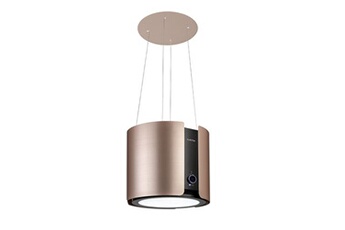 Hotte aspirante - Skyfall Smart - Hotte en îlot - Ø45cm - 402m³/h - LED - Doré Bon état Klarstein reconditionné disponible sur Darty