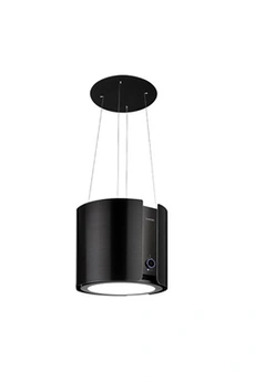 Hotte d'îlot Skyfall Smart Ø45 cm recirculation d'air 402 m³/h LED noire Bon état Klarstein reconditionné disponible sur Darty