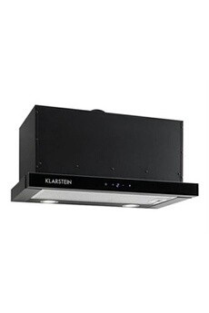 - Hotte - Téléscopique - largeur : 60 cm - profondeur : 48.5 cm - extraction et recirculation (avec kit de recirculation supplémentaire) - noir Bon état Klarstein reconditionné disponible sur Darty