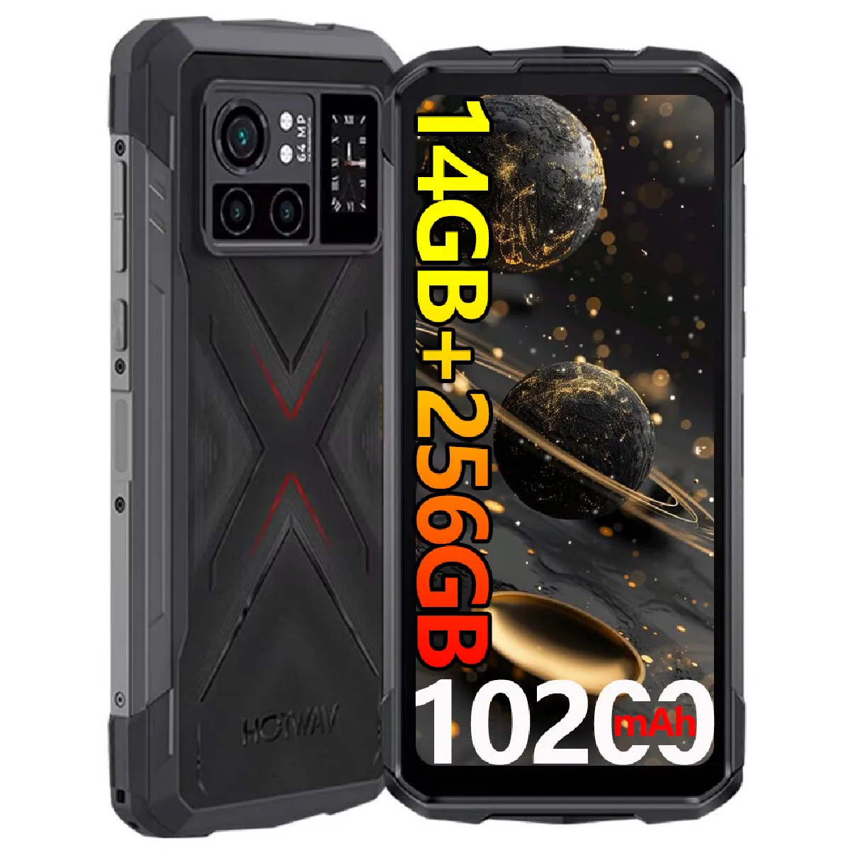 Acheter HOTWAV Cyber X Smartphone 6,78"" 14Go+256Go 10200mAh Android Téléphone Incassable État correct - 149,99 € HOTWAV Cyber X Smartphone 6,78"" 14Go+256Go 10200mAh Android Téléphone Incassable État correct Hotwav reconditionné disponible sur Rue du Commerce Seconde Vie