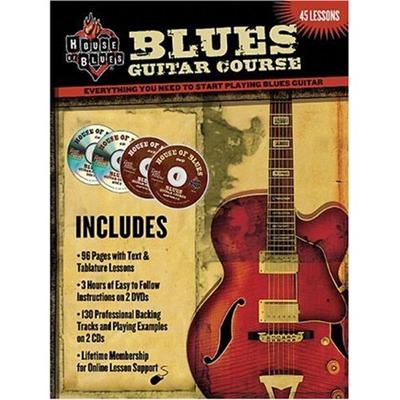 HOUSE OF BLUES BLUES GUITAR COURSE TAB +2CD+2DVD État correct N/A reconditionné disponible sur Fnac | Dero